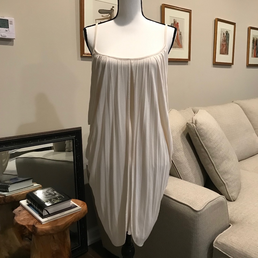 LC Lauren Conrad Ivory Cotton Flowy Dress